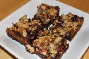 Chunky Chocolate and Almond Bars