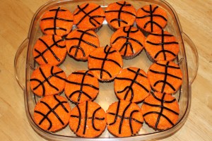 Basketball Cupcakes