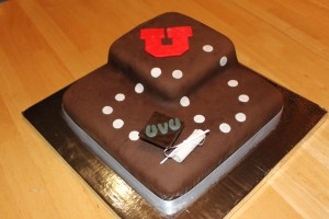 Alecia's graduation cake