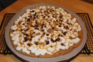 Rocky Road Cookie Pizza