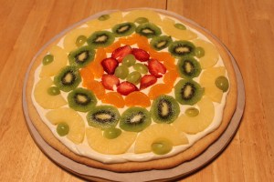 Sugar Cookie Fruit Pizza