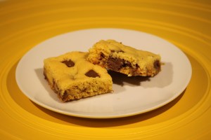 Leftover Halloween Candy Cake Mix Bars