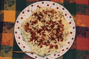 Bacon Garlic Mashed Potatoes