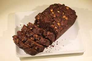 Chocolate Bread with White Chocolate Chips and Toffee