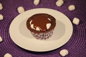 Texas Sheet Cake Cupcakes with Marshmallow