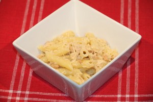 Penne with Tuna, Capers and Beans