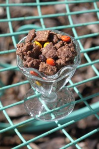 Peanut Butter Brownie Puppy Chow