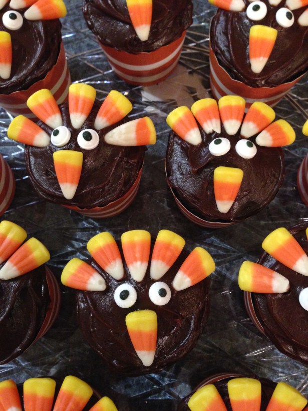 Easy Turkey Cupcakes