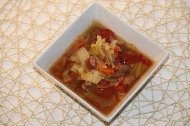 Sausage and Cabbage Soup 