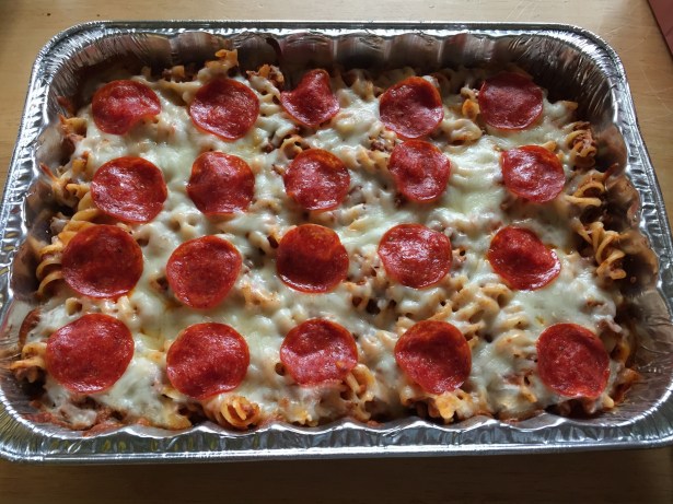 Easy Pizza Pasta Casserole