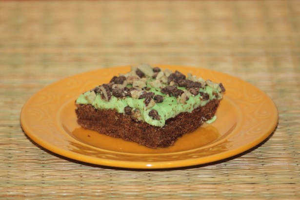 Chocolate Mint Sugar Cookie Bars