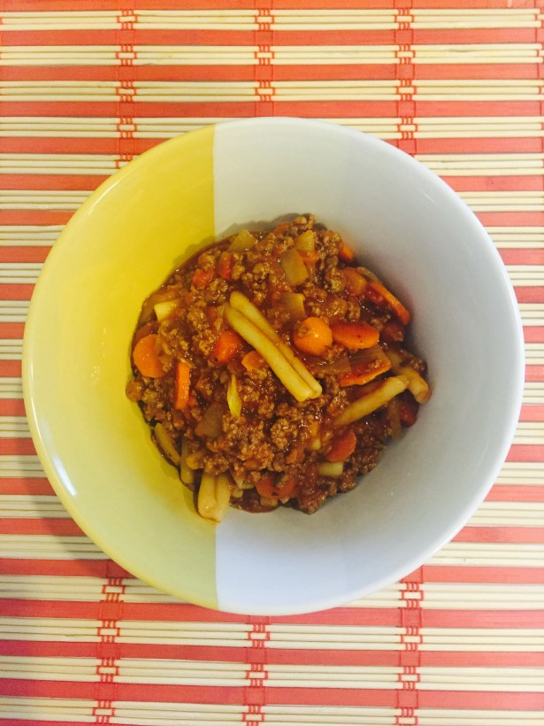 Beef and Tomato Macaroni Soup