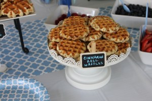 Cinnamon Roll Waffles