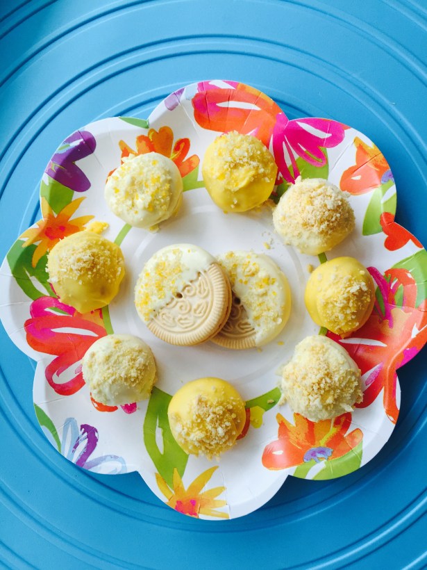 Lemon Cookie Truffles