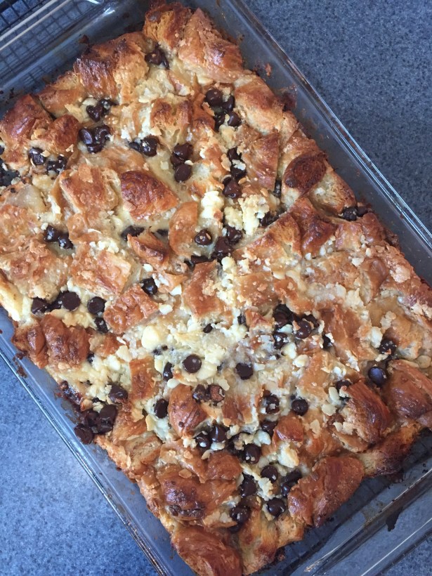 Chocolate Croissant Breakfast Bake
