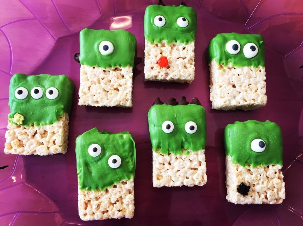 Rice Krispie Treat Monsters