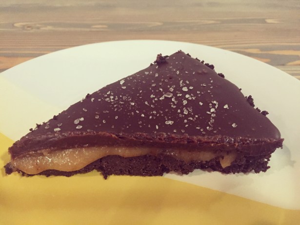 Dark Chocolate Salted Caramel Oreo Tart