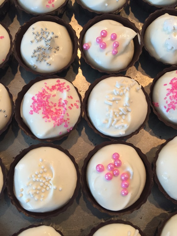 Vanilla Mousse in Chocolate Cups