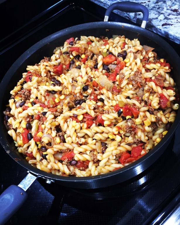 Mexican Beef and Pasta