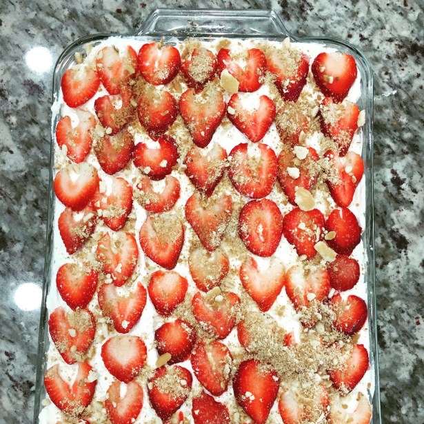 Strawberry Shortcake Lasagna