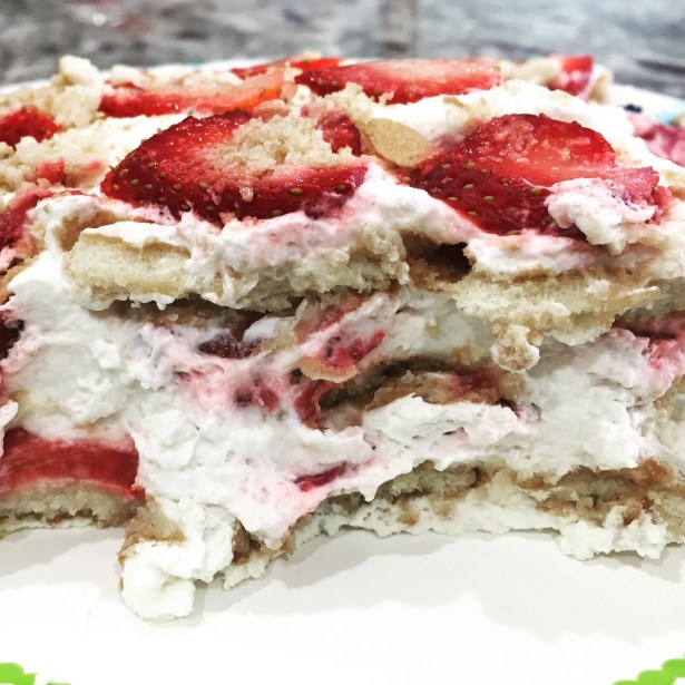Strawberry Shortcake Lasagna