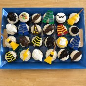 Chocolate Topped Harry Potter Cupcakes