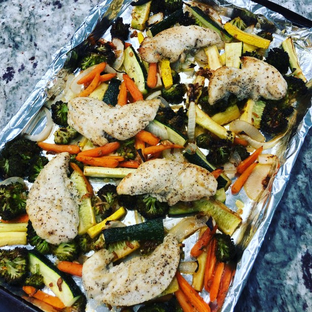 Sheet Pan Garlic Chicken and Veggies