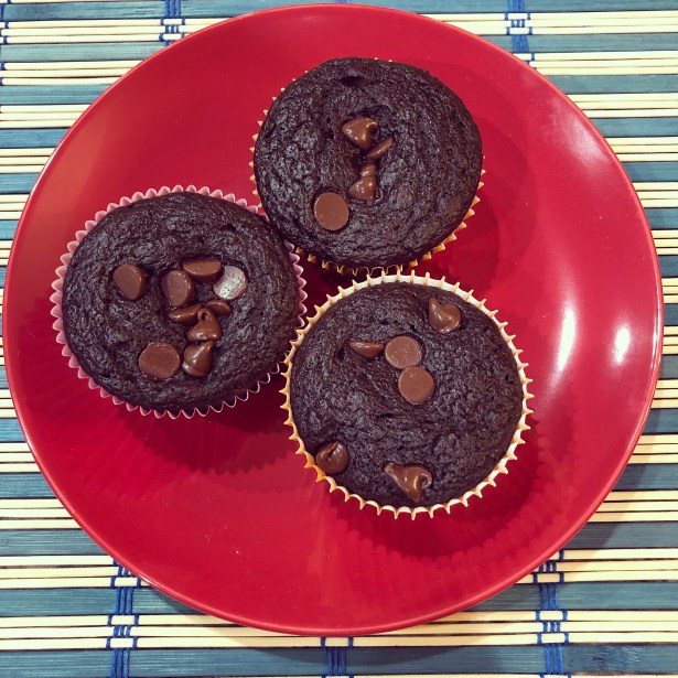 100 Calorie Double Chocolate Brownie Cupcakes