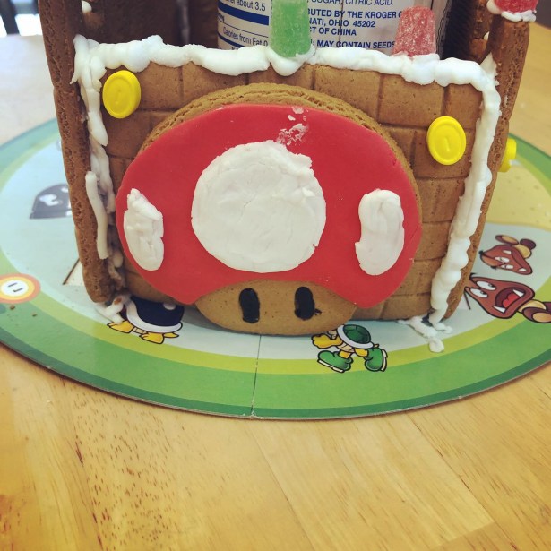 Super Mario Gingerbread Castle