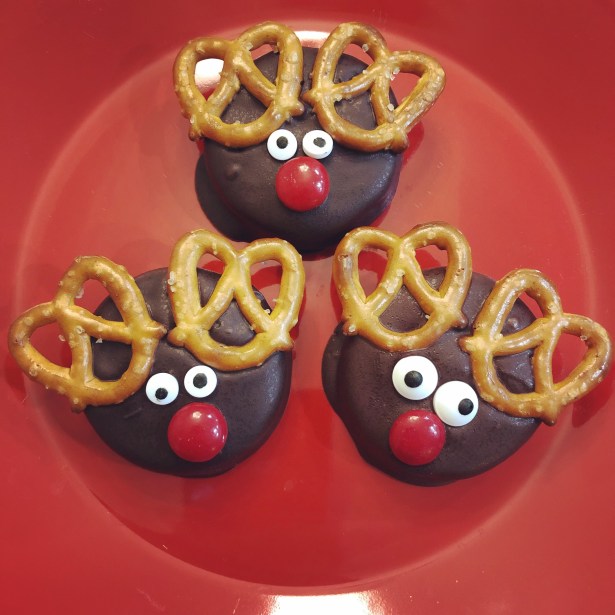 Chocolate Covered Oreo Reindeers