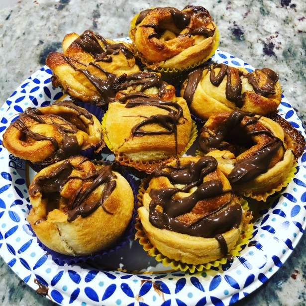 Peanut Butter Caramel Sticky Rolls