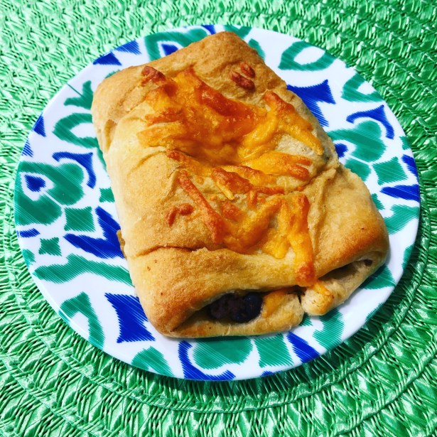 Beef and Bean Crescent Burritos