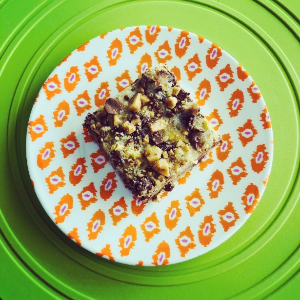 Ooey, Gooey Chocolate Chip and Toffee Bars