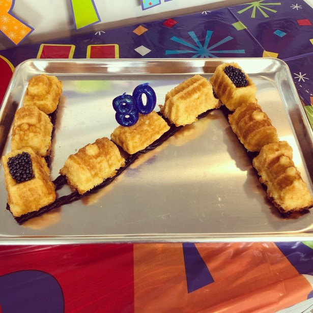 Train Birthday Cake