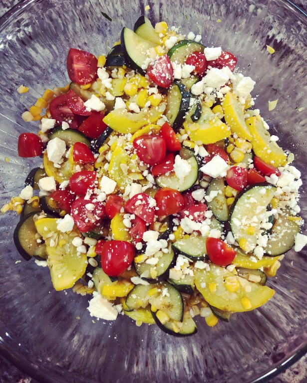 20 Minute Summer Squash and Corn Fiesta