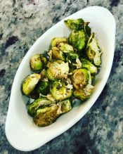 Roasted Brussel Sprouts with Parmesan