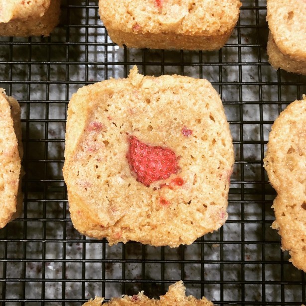 Strawberry Blondies