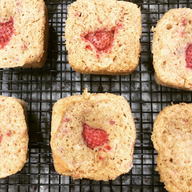 Strawberry Blondies