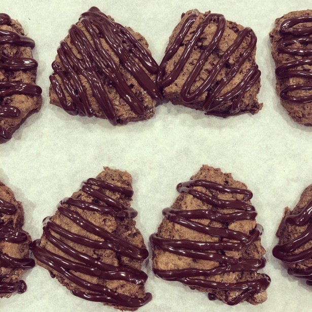 Triple Chocolate Scones